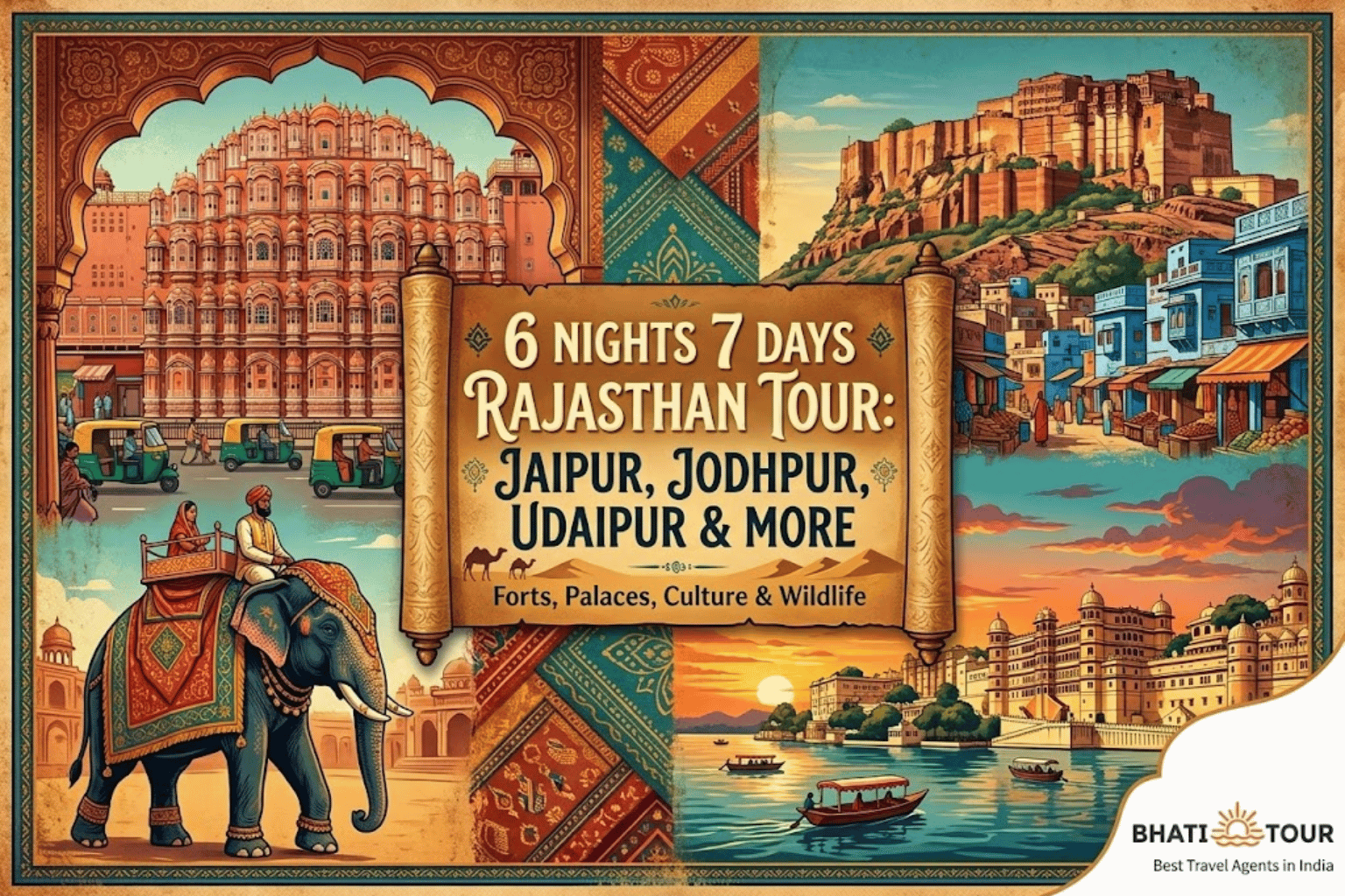 6 Nights 7 Days Rajasthan Tour Jaipur,